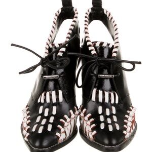 Louis Vuitton Leather Lace-Up Boots